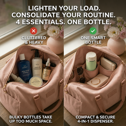 Coselle TravelPod™ – 4-in-1 Travel Dispenser