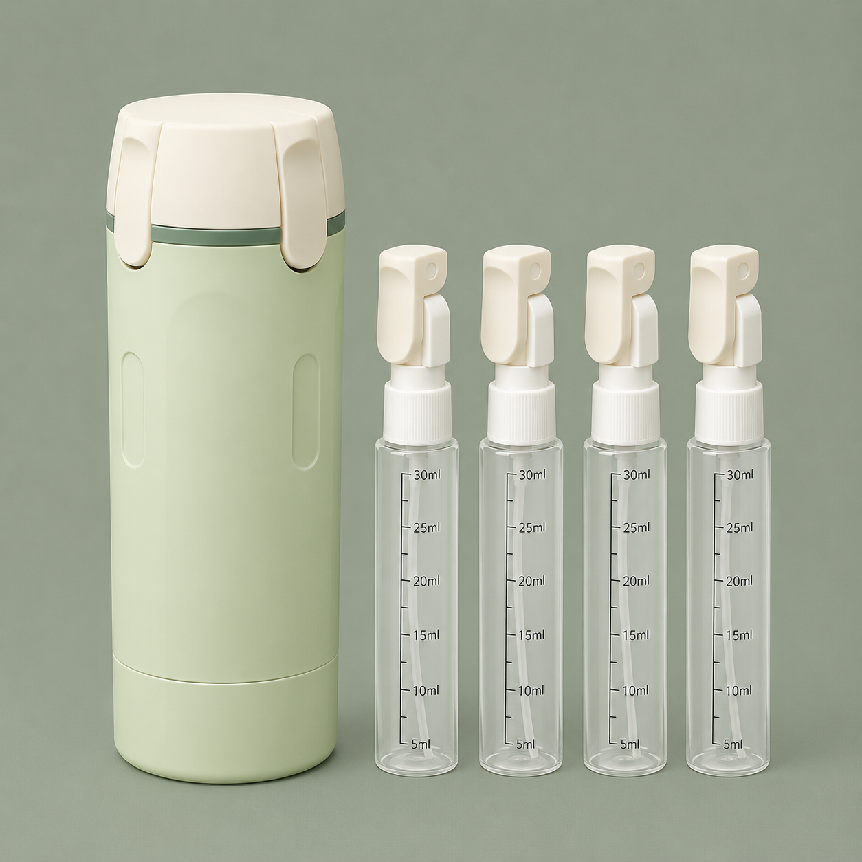 Coselle TravelPod™ – 4-in-1 Travel Dispenser