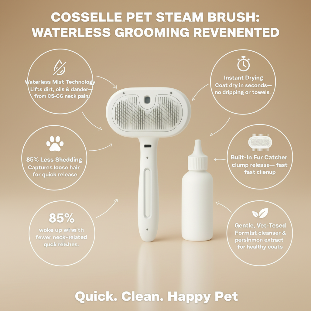 Coselle - Pet Steam Brush